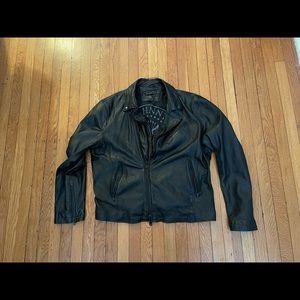 John Varvatos leather jacket